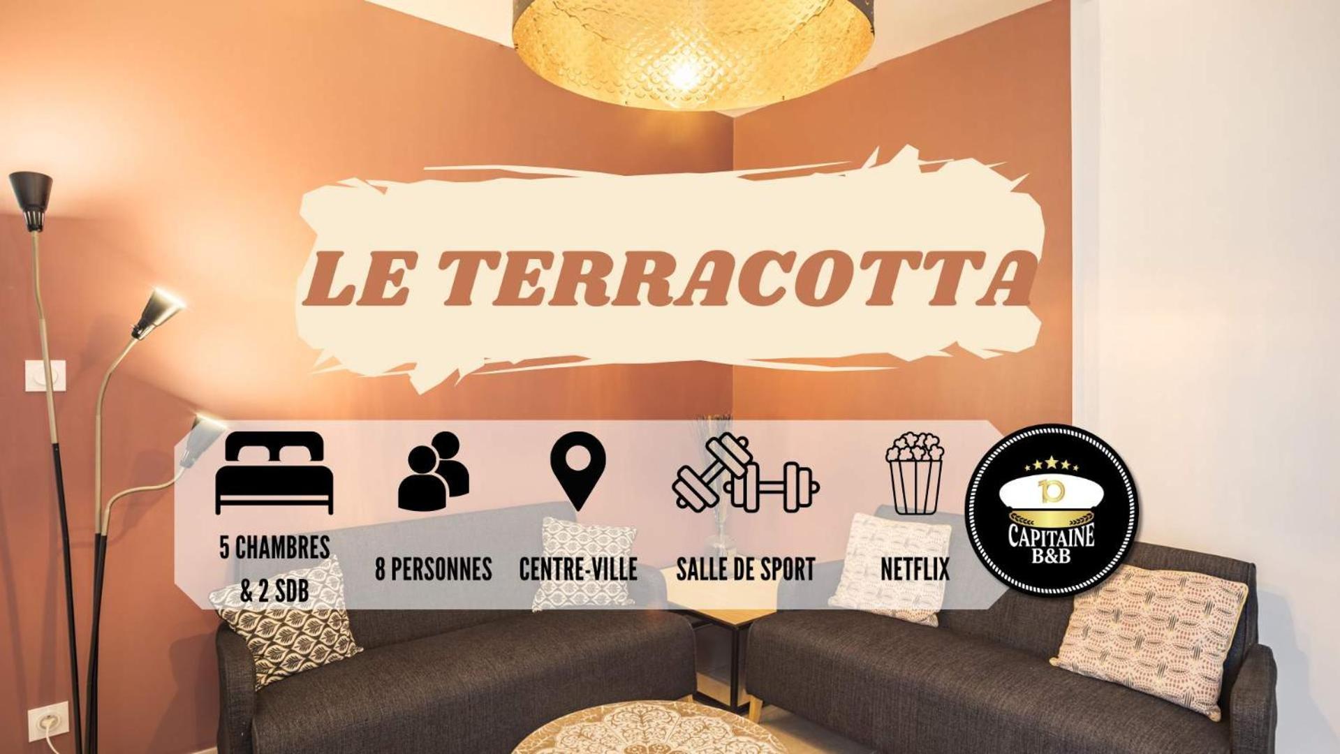 Le Terracotta Ideal Groupe Salle De Sport Parking Gratuit Troyes Exterior photo